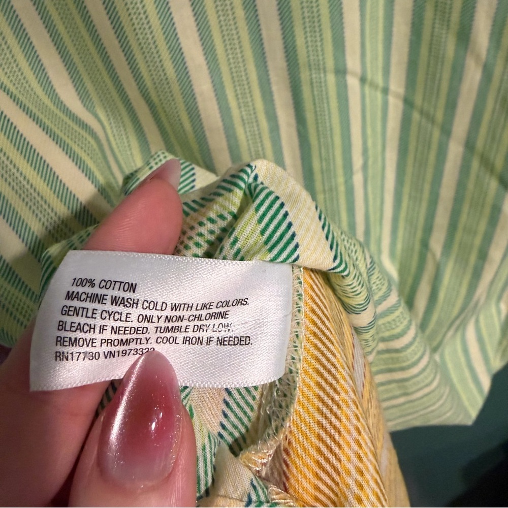 Wild Fable Pastel Striped Button Down Shirt - Picture 6 of 6
